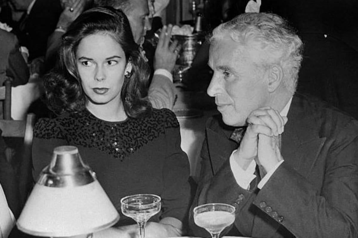 Oona O'Neill y Charlie Chaplin (Getty Images)