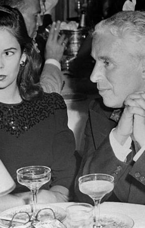 Oona O'Neill y Charlie Chaplin (Getty Images)