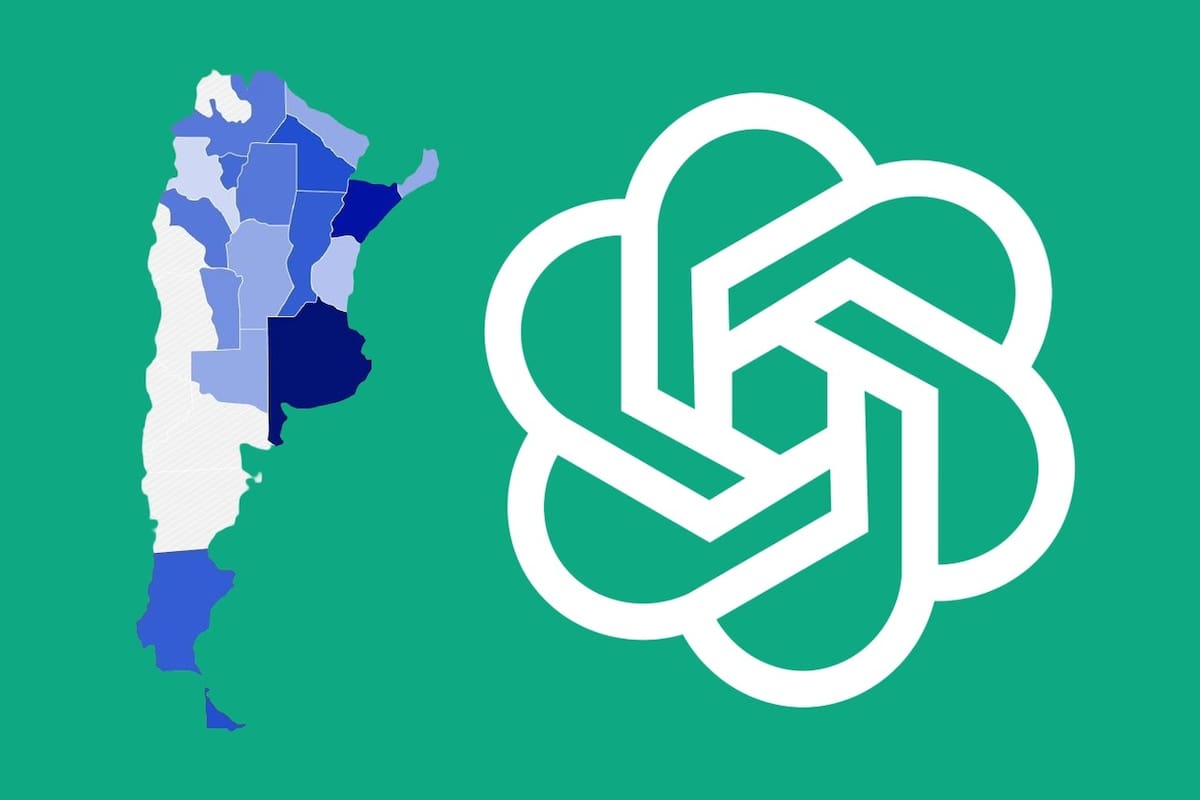 OpenAI difundió un estudio donde analiza el uso de ChatGPT en la Argentina