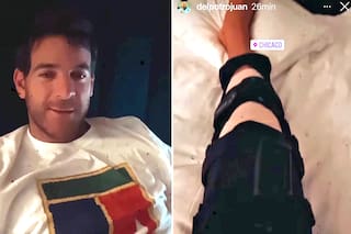 Del Potro. Comenzó la rehabilitación: "A meterle con todo para volver a jugar"