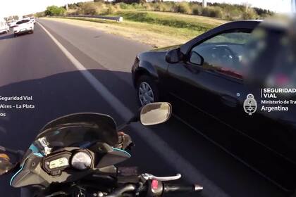 Operativo contra "banquineros" en la autopista La Plata-Bs.As.