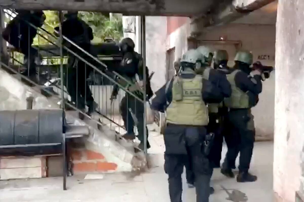 Operativo contra el narcomenudeo en el barrio Ejército de los Andes, más conocido como Fuerte Apache, en Ciudadela