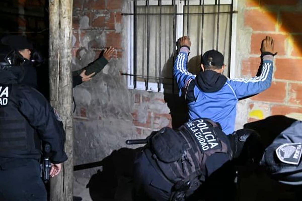 Operativo de control en la villa 31