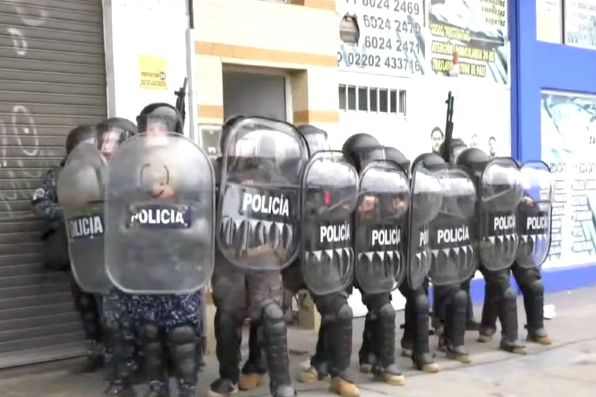Operativo de seguridad en González Catán tras el cierre de una clínica trucha