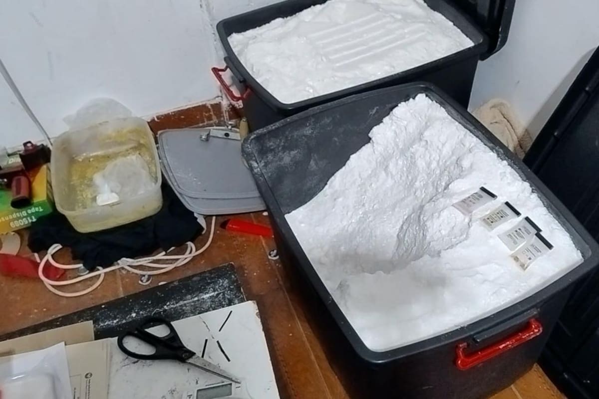 Operativo en el barrio La Carbonilla