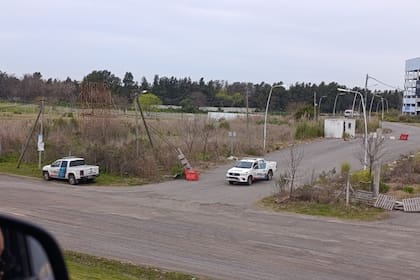 Operativo en el predio del kilómetro 46 del ramal Pilar de la Panamericana
