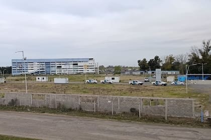 Operativo en el predio del kilómetro 46 del ramal Pilar de la Panamericana