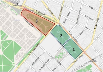 Operativo para desalojar a manteros en Chacarita.