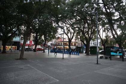 Operativo para echar a los manteros del Parque de los Patricios