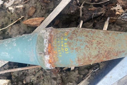 Operativo que se realizó en las últimas horas luego de que se hallaran 14 ojivas enterradas en un zona de construcción en Tigre