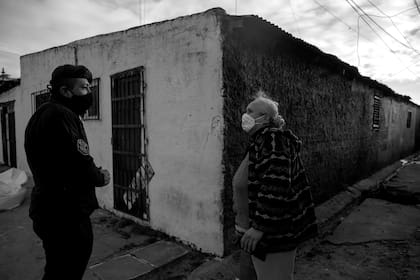A diferencia de los barrios populares de la Ciudad, en Villa Azul, son todas casas bajas