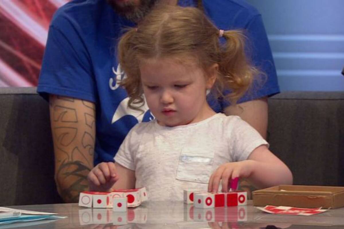 Ophelia tiene un coeficiente intelectual superior al de la mayoría de la población mundial