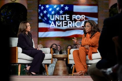 Oprah Winfrey entrevistó a Kamala Harris unos días antes de las elecciones presidenciales