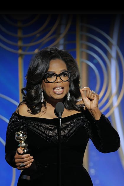 Oprah Winfreyen la entrega de los premios Golden Globe Awards in Beverly Hills