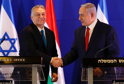 Orbán con Netanyahu