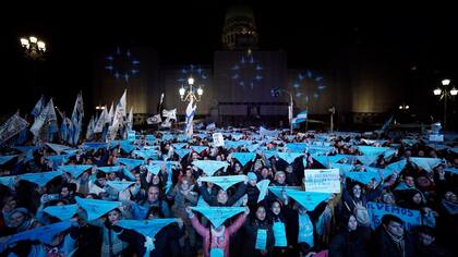 Los que rechazan el aborto todavía son mayoría en el Senado