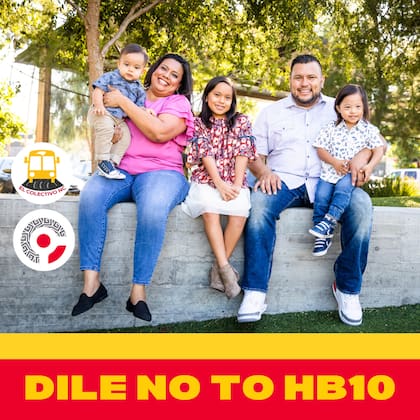 Organizaciones como El Centro Hispano difunden materiales gráficos para expresar su rechazo a la iniciativa HB-10