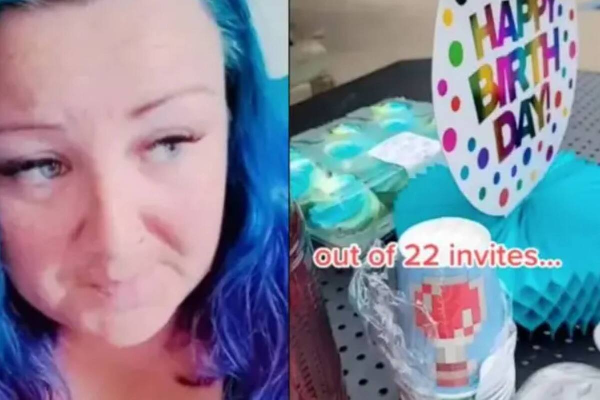 Organizó la fiesta de cumpleaños de su hijo en una plaza, llevó la comida y puso las decoraciones, pero nadie se presentó