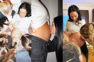 Oriana Sabatini compartió una divertida tarde con sus amigas para celebrar su embarazo (Foto: Instagram @orianasabatini)