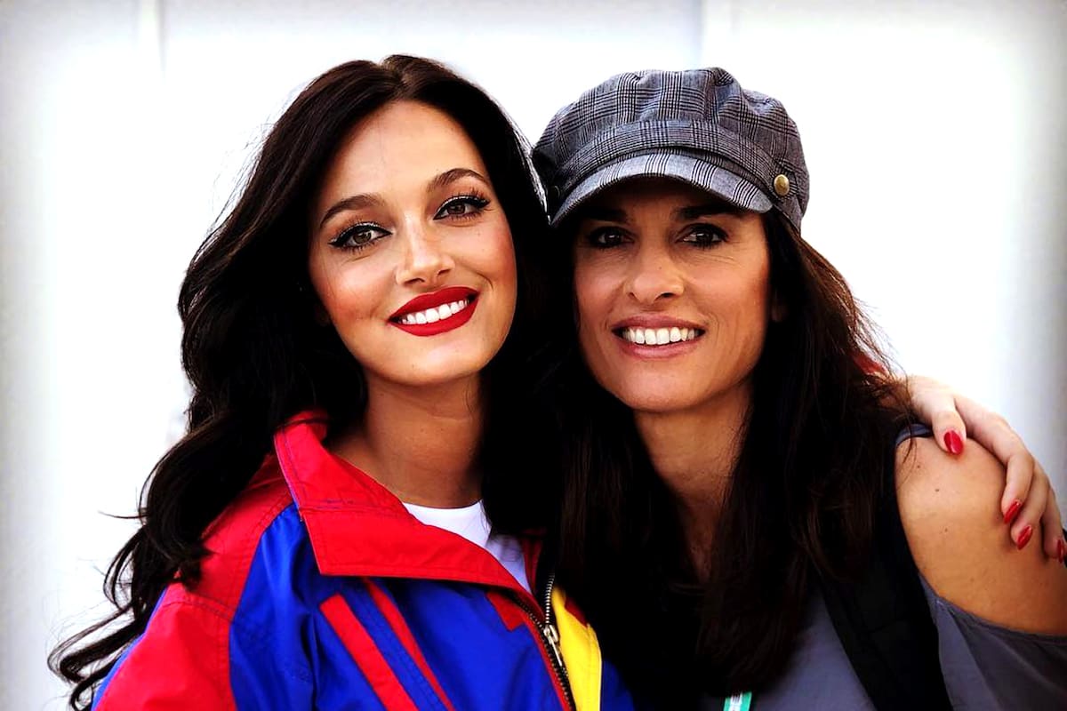 Oriana Sabatini con su tía Gabriela
