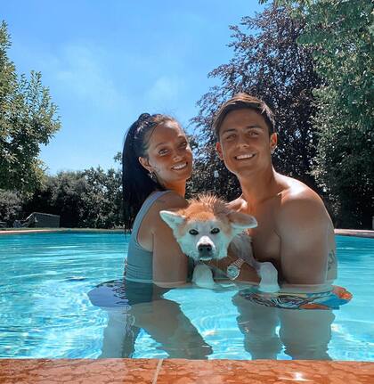 Oriana Sabatini con su actual pareja, Paulo Dybala. Crédito: Instagram