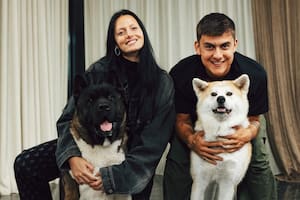 Oriana Sabatini y Paulo Dybala de entrecasa