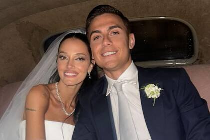 Oriana Sabatini y Paulo Dybala se casaron el 20 de julio de 2024 en Buenos Aires (Foto: Instagram @orianasabatini)