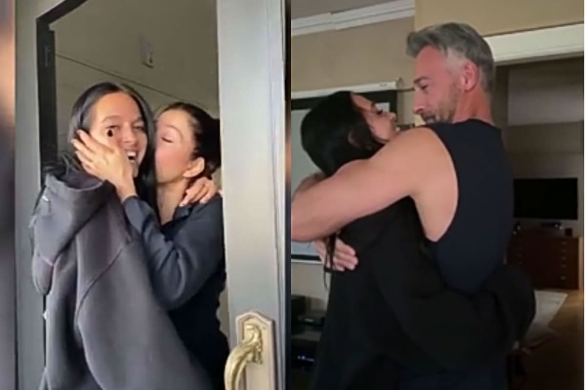 Oriana volvió al país tras 10 meses de permanecer en Italia y emocionó a todos