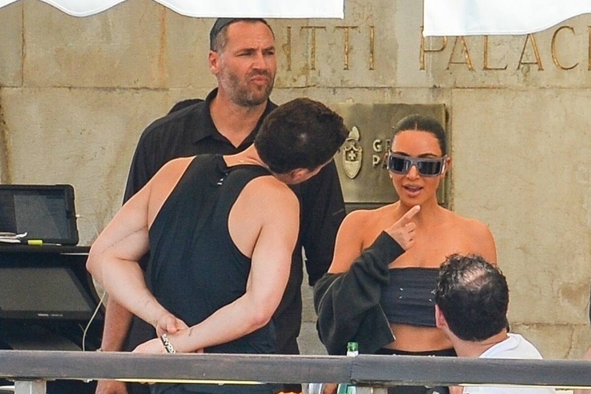 Orlando Bloom y sus llamativas miradas a Kim Kardashian, a días de romper su compromiso con Katy Perry