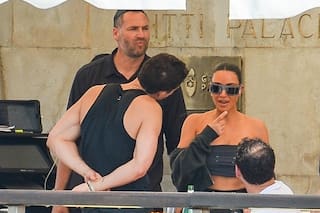 Orlando Bloom y sus llamativas miradas a Kim Kardashian, a días de romper con Katy Perry