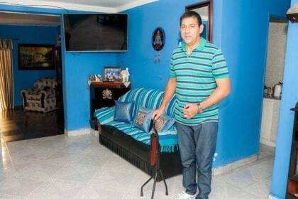 Orlando Ibañez logró volver en un vuelo sanitario a Salta donde estuvo internado tres meses en terapia.