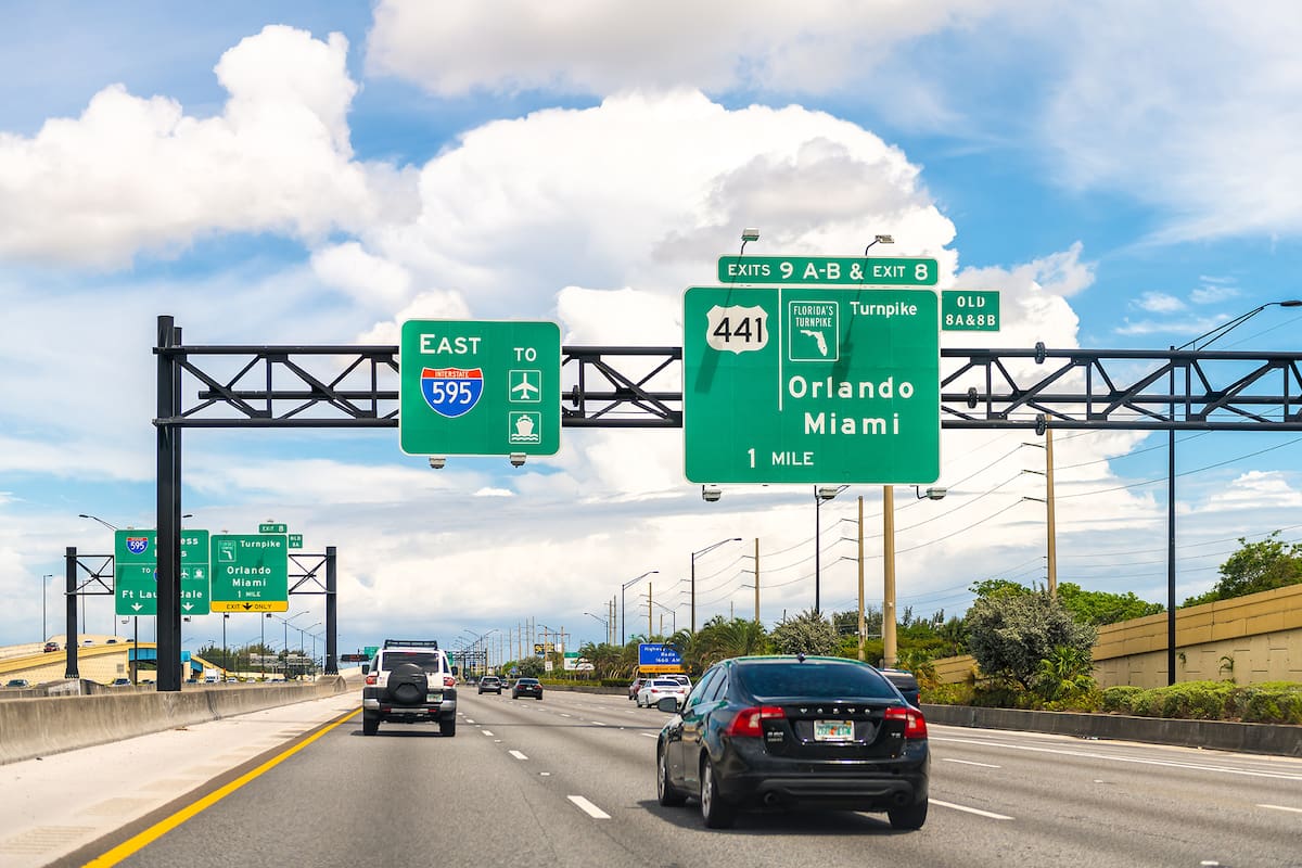 Orlando se encuentra a poco más de tres horas y media en auto de Miami