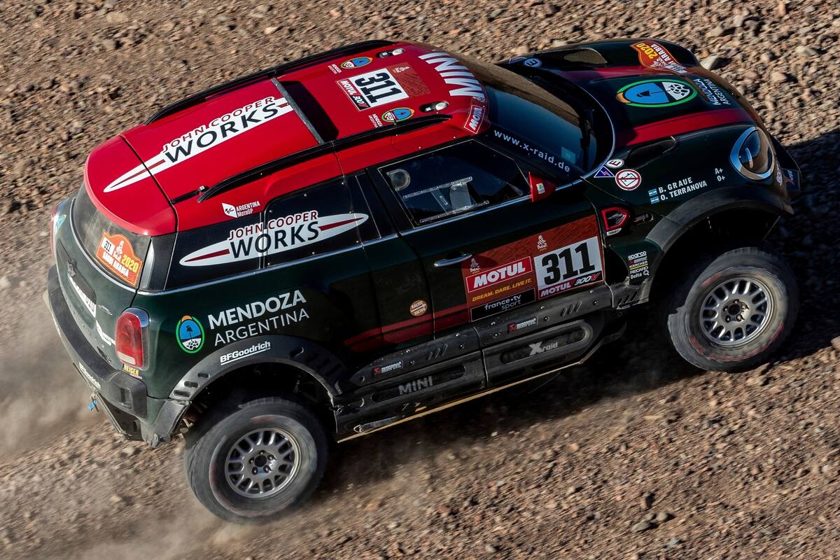Orly Terranova, en el Dakar 2020, en Arabia Saudita