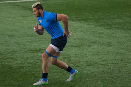 Ortega Desio, puma y ex tenista, podría ser titular el domingo ante Namibia