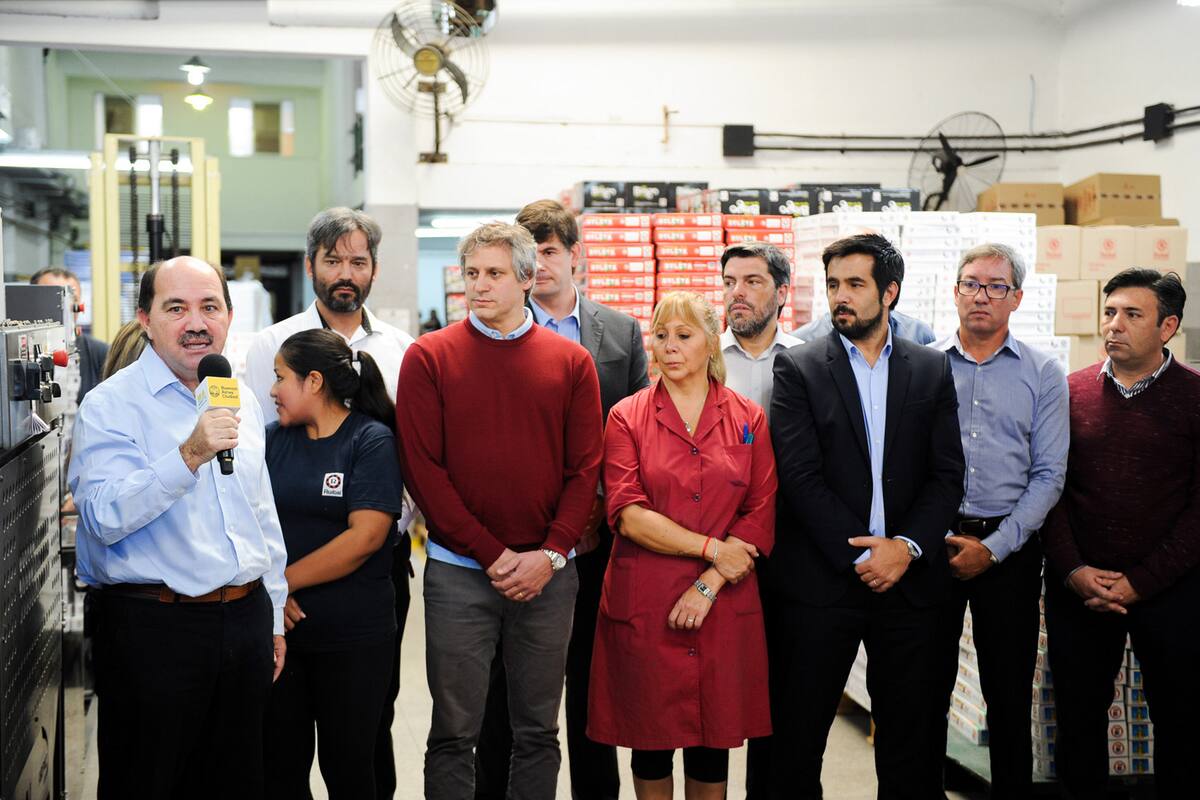Ortiz Batalla, al presentar las líneas de crédito en la pyme Ruibal, de Villa Soldati