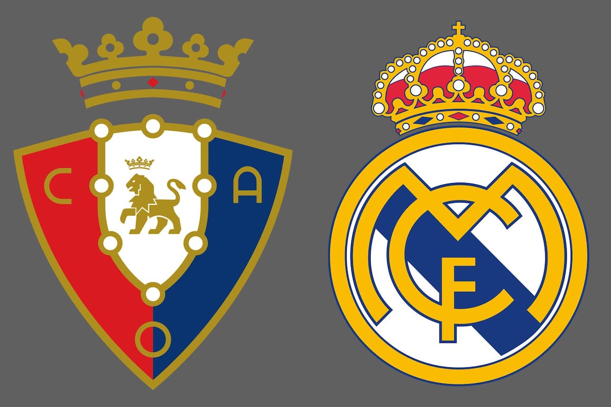 Osasuna vs. Real Madrid, por una nueva jornada del fútbol español