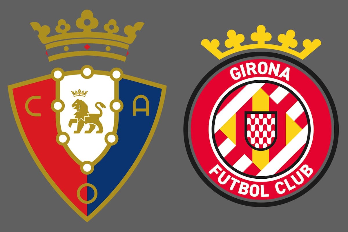 Osasuna y Girona disputaron uno de los encuentros de la jornada del fútbol español