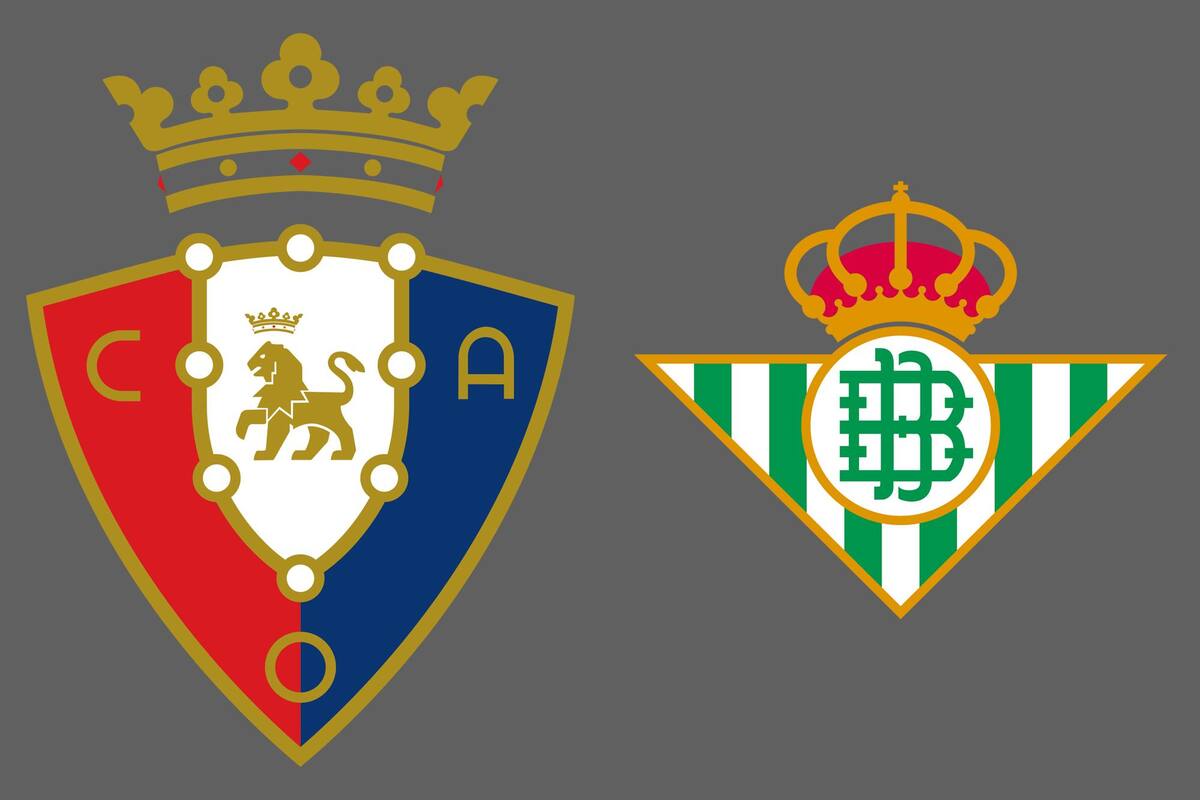 Osasuna y Real Betis disputaron uno de los encuentros de la jornada del fútbol español