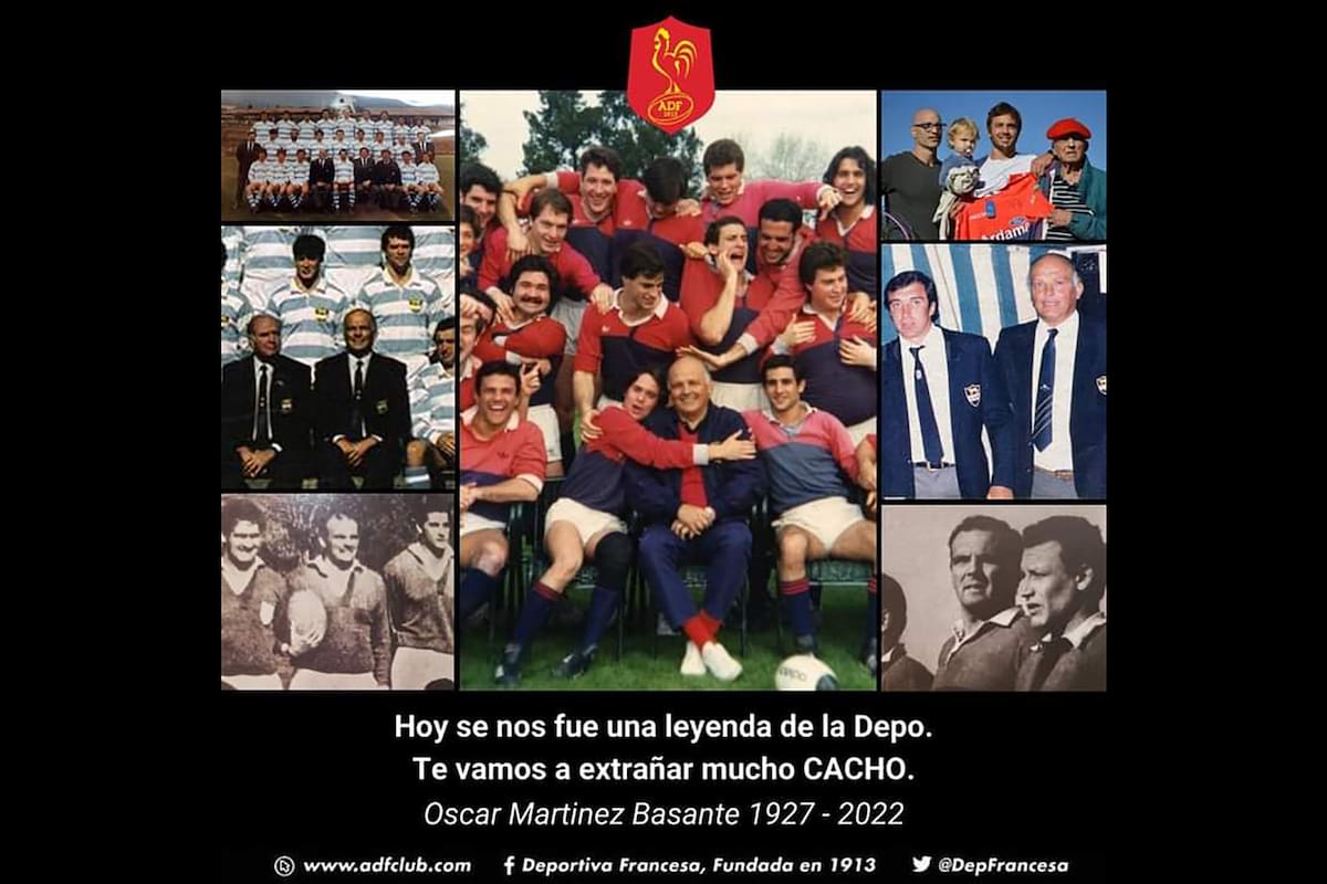 Oscar Cacho Martínez Basante, un emblema del rugby argentino