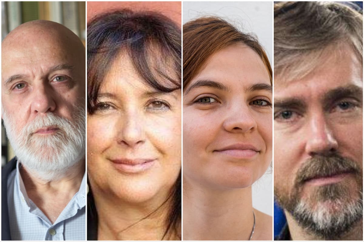 Oscar Conde, Ema Cibotti y Andrea Bohrn y Santiago Kalinowski