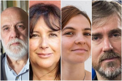 Oscar Conde, Ema Cibotti y Andrea Bohrn y Santiago Kalinowski