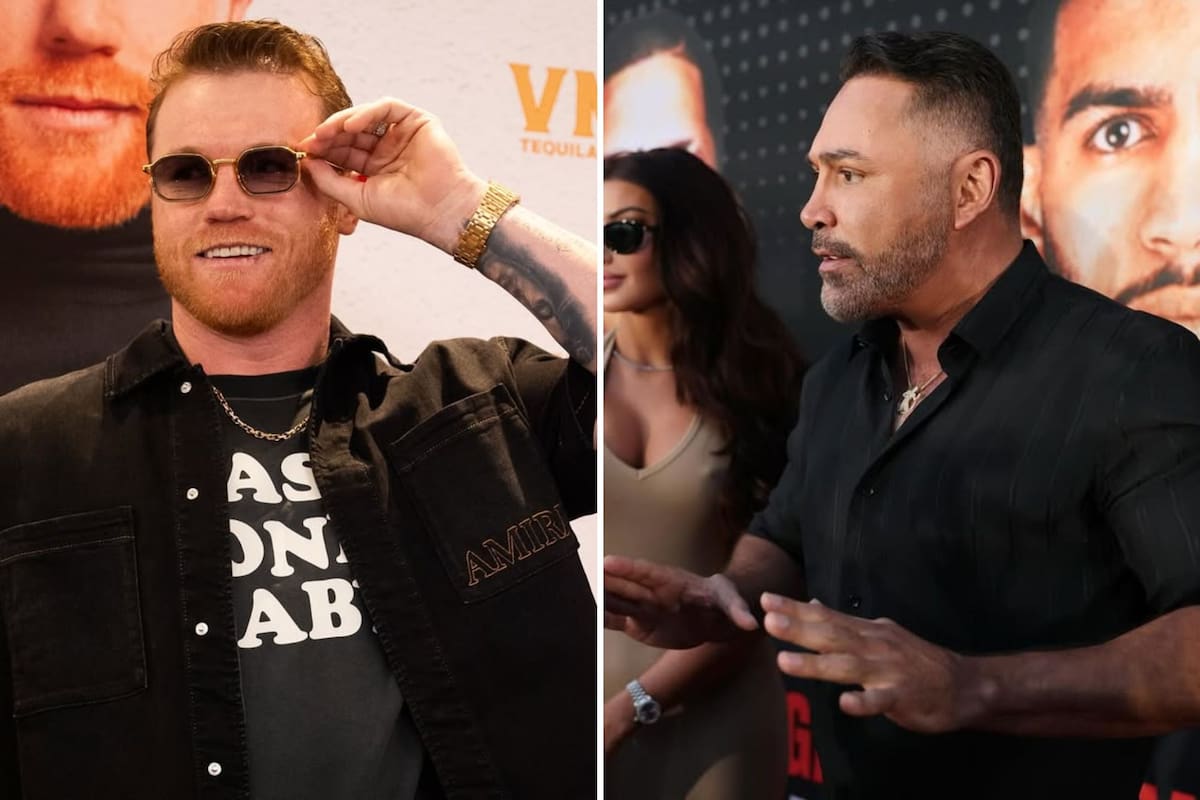 Óscar de la Hoya llama malagradecido a "Canelo" Álvarez (Instagram @canelo/oscardelahoya)