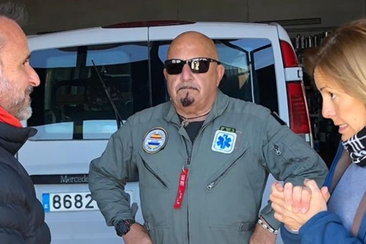 Oscar Doría es veterano de Malvinas y hoy asiste en Ucrania
