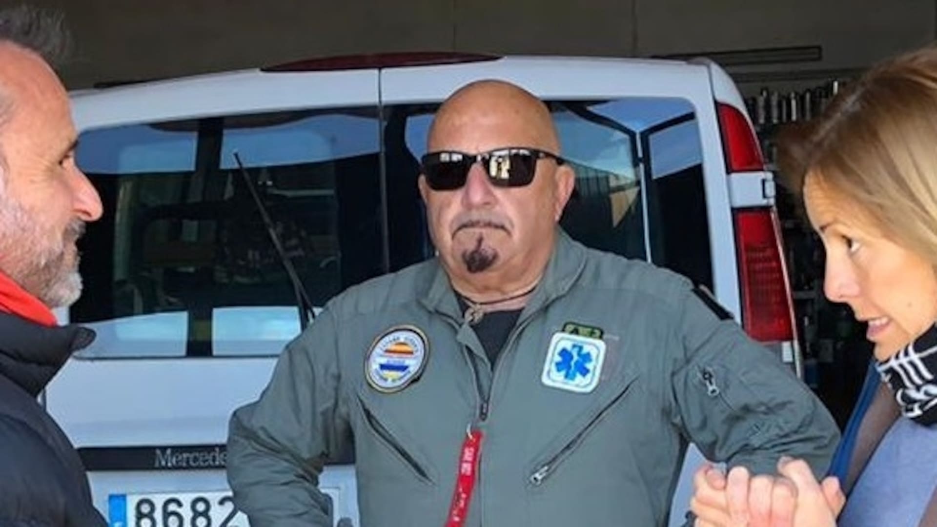 Oscar Doría es veterano de Malvinas y hoy asiste en Ucrania