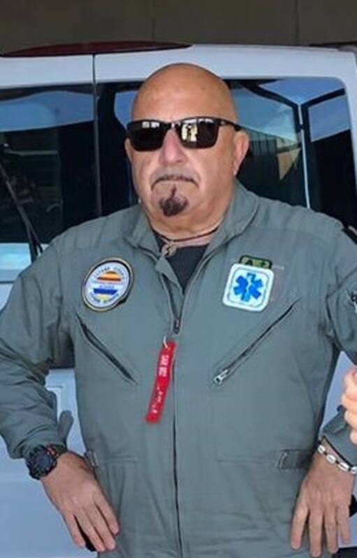 Oscar Doría es veterano de Malvinas y hoy asiste en Ucrania