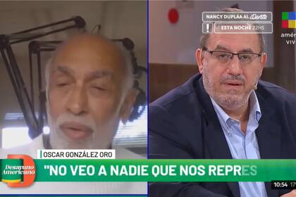 Oscar González Oro y Carlos Maslatón discutieron por el futuro de la Argentina