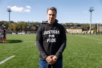 Oscar 'Junior' Murgier, uno de los entrenadores del plantel superior de CASI, era muy amigo de Martín Aramburú; enfatizó que lo de este sábado no fue un homenaje, sino un pedido de justicia a raíz del asesinato de 2022.