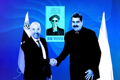 Oscar Laborde, Nicolás Maduro y Fito Páez