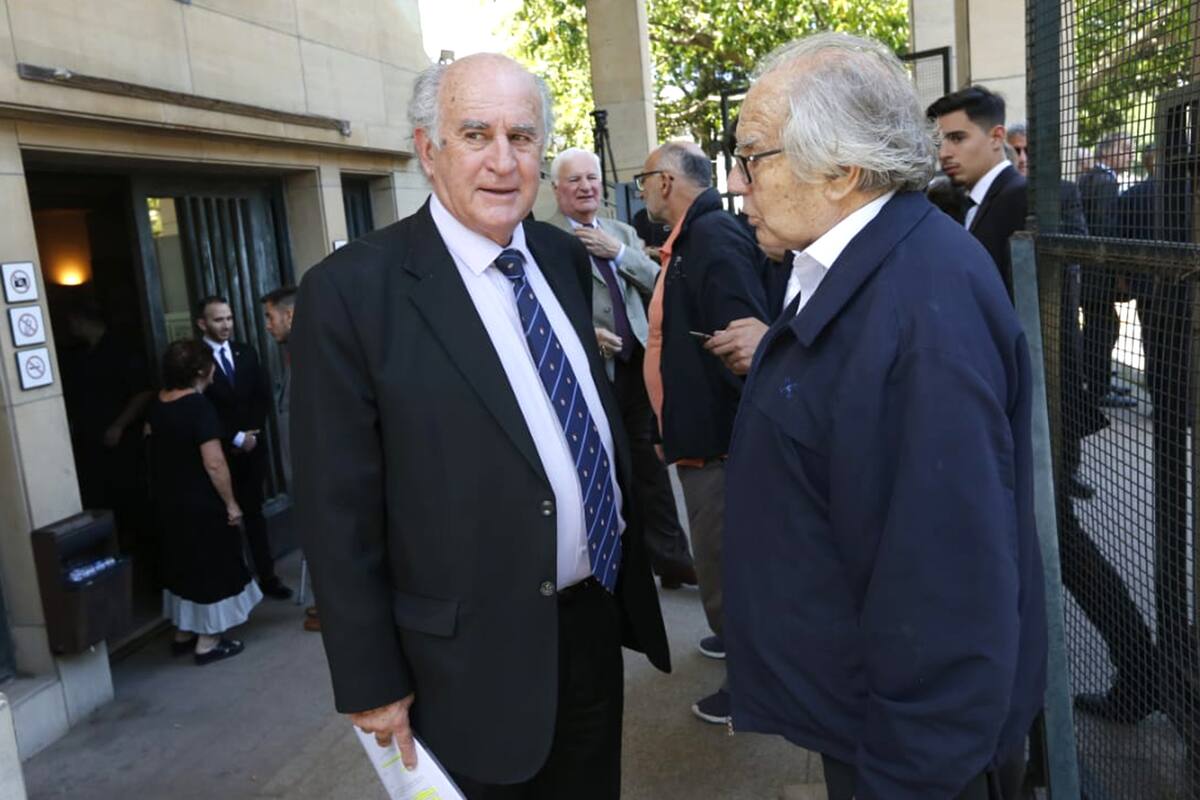 Oscar Parrilli y Adolfo Pérez Esquivel