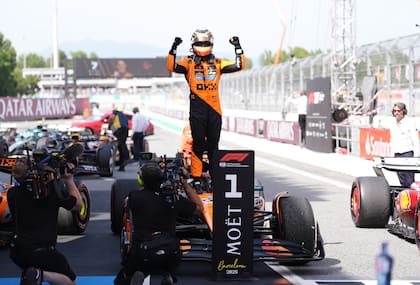 Oscar Piastri, ganador con McLaren en 2025, en Barcelona-Cataluña